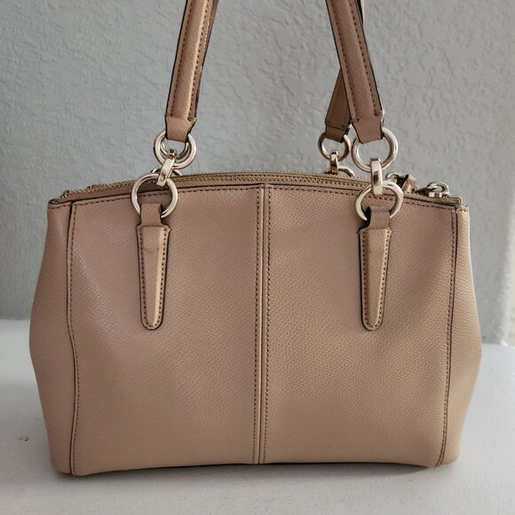 Euc Coach Christie Carryall Beige 2 Way Shoulder Bag Purse - Picture 3 of 11